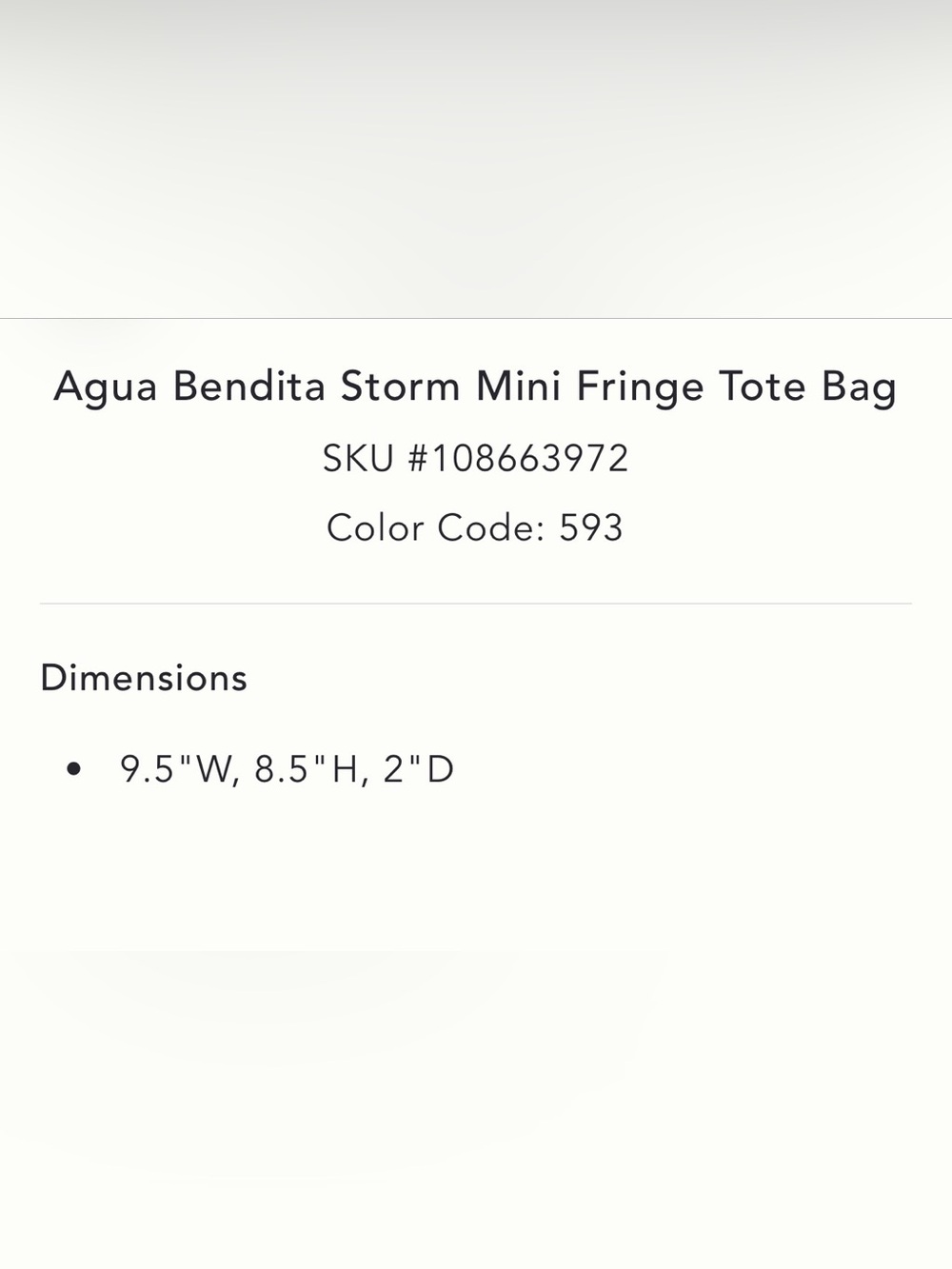 Agua Bendita Storm Mini Fringe Tote Bag in the Red Fruit Plaid colorway - Picture 2 of 2